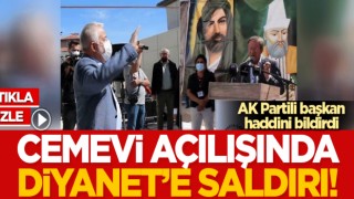 Cemevi açılışında Diyanet'e saldırı! 'Eline beline, diline sahip çık' diye yola koyulanlar, Diyanet'i hedef aldılar...