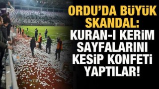 Kuran sayfaları konfeti mi yapıldı?