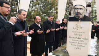 İskilipli Atıf Hoca, kabri başında dualarla anıldı