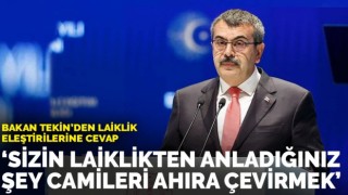 Bakan Tekin'den laiklik sopasını gösterenlere okkalı cevap!