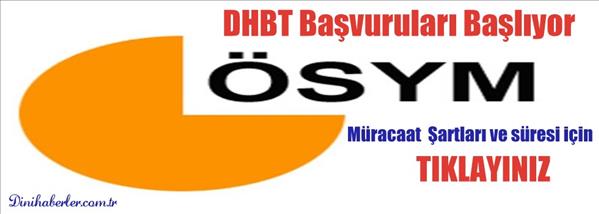 DHBT-Orta&#246;ğretim/&#214;n Lisans Başvuruları Başlıyor