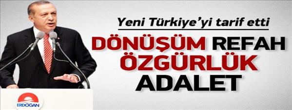 Başbakan Erdoğan vizyon belgesini a&#231;ıkladı