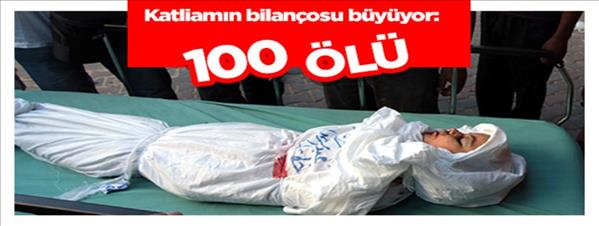 Katliamın bilan&#231;osu b&#252;y&#252;yor: 100 &#246;l&#252;
