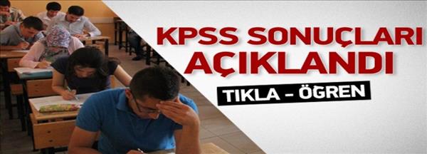 KPSS sonu&#231;larını a&#231;ıkladı / TIKLA &#214;ĞREN