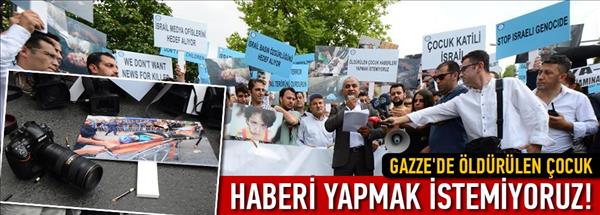 Medya-İş&#39;ten İsrail protestosu
