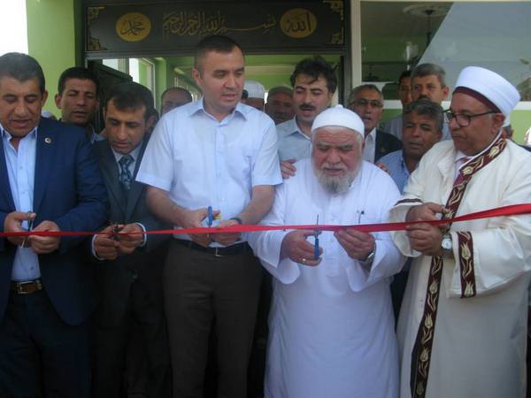 Hz. &#214;mer Camiinin a&#231;ılışı yapıldı