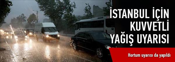 AKOM&#39;dan İstanbullulara uyarı!