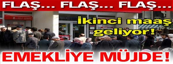 Emekliye ikinci maaş m&#252;jdesi!