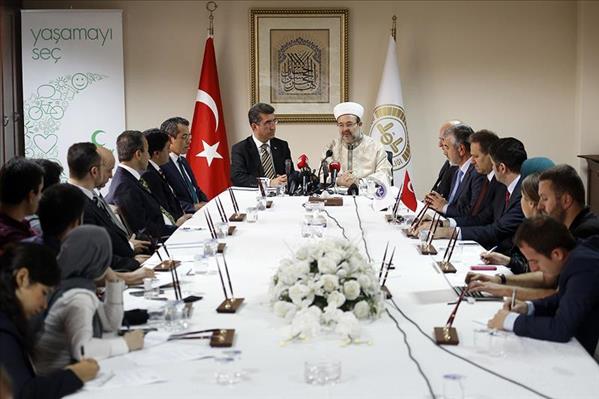 Diyanet İşleri Başkanlığı ile Yeşilay arasında işbirliği protokol&#252; imzalandı