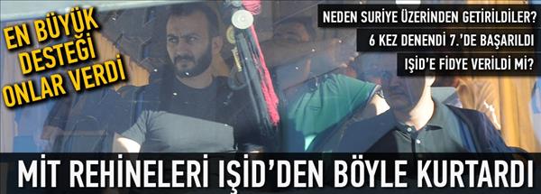 İşid&#39;in Elindeki 49 rehine Kurtarıldı