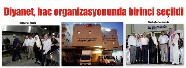 Diyanet, hac organizasyonunda birinci se&#231;ildi