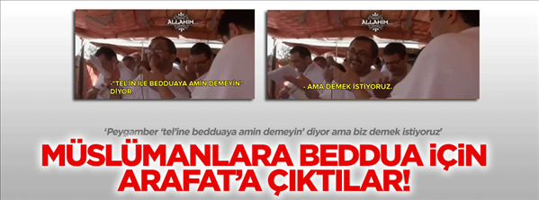 Paraleller M&#252;sl&#252;manlara beddua i&#231;in Arafat&#39;a &#231;ıktı