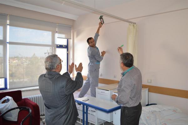 &#199;ivril Devlet Hastanesinde Hasta Odalarında Kıble Tesbiti