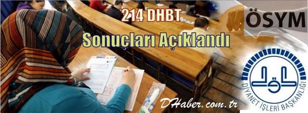 2014 DHBT Sınav Sonu&#231;ları A&#231;ıklandı