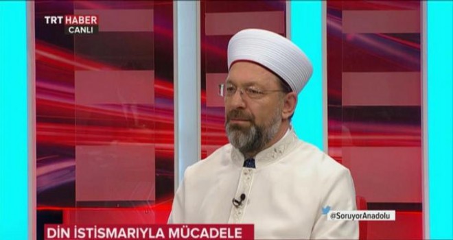 Başkanı Erbaş TRT HABER’de önemli açıklamalarda Bulundu