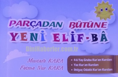 4-6 yaşlara Elif-Be Kitabı Çıktı