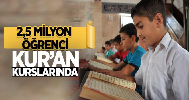 Cami ve Kur'an Kurslarında Hedef 3 Milyon Çiçek