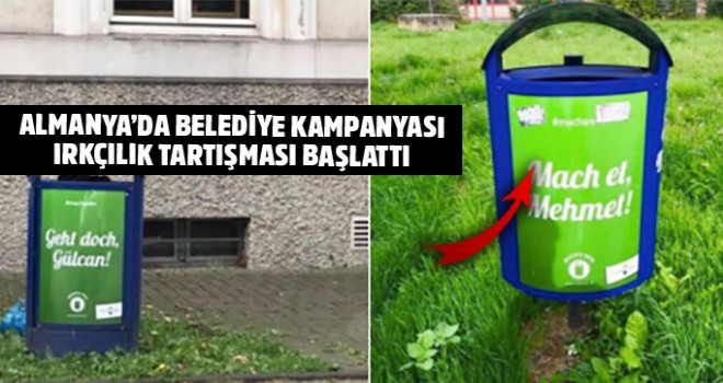 Almanya'da belediyenin temizlik kampanyası Türkleri kızdırdı