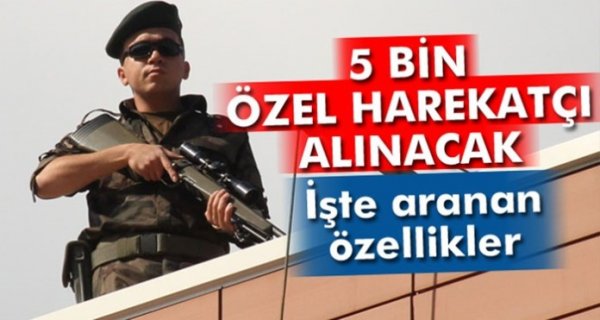 5 bin özel harekat polisi alımı için başvuru kılavuzu