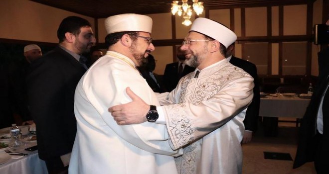 Başkan Erbaş, Amerikalı Müslüman kanaat önderleri ile bir araya geldi
