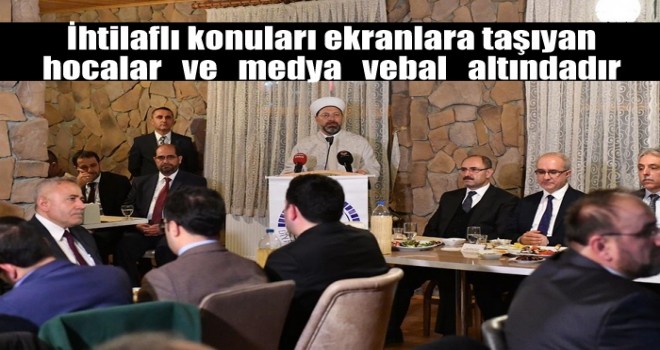 İhtilaflı konuları ekranlara taşıyan hocalar ve medya vebal altındadır