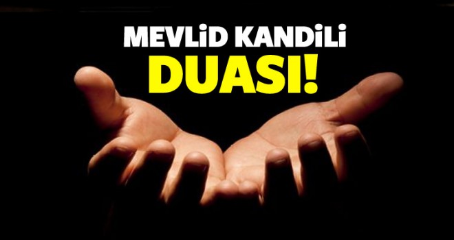 Mevlid Kandili Duası