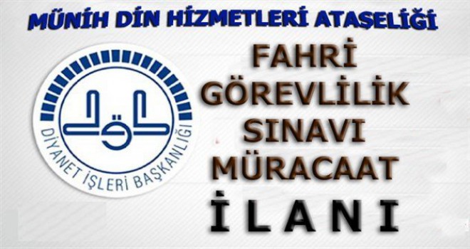 2018-2019 YIılı Fahri Görevlilk Sınavı Müracaatları Başlıyor