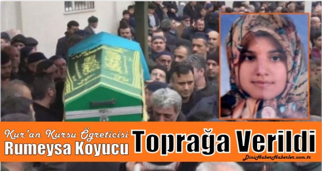 Genç öğretici toprağa verildi