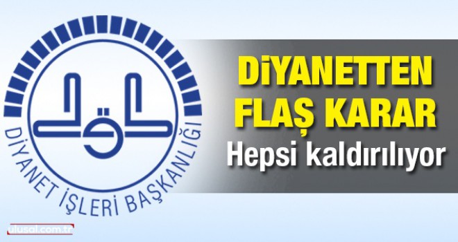 Diyanet Son Noktayı Koydu....