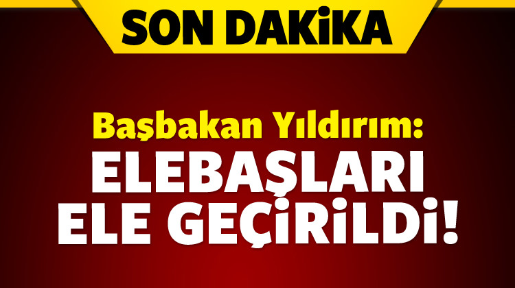 Başbakan Yıldırım: Elebaşları ele geçirildi!