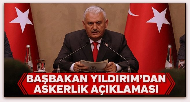 Başbakan\'dan flaş bedelli askerlik açıklaması
