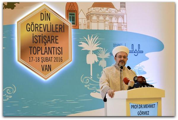 Başkan Görmez Van\'da Din Gönüllüleri ile Biraraya Geldi