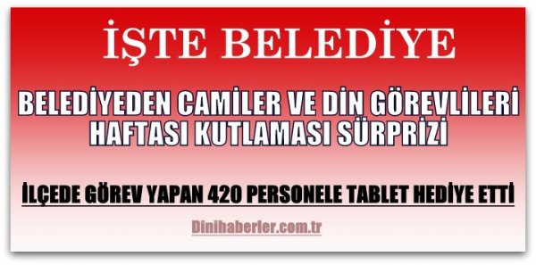 Belediye Camiler Haftası Kutlaması Böyle Olur Dedirtti