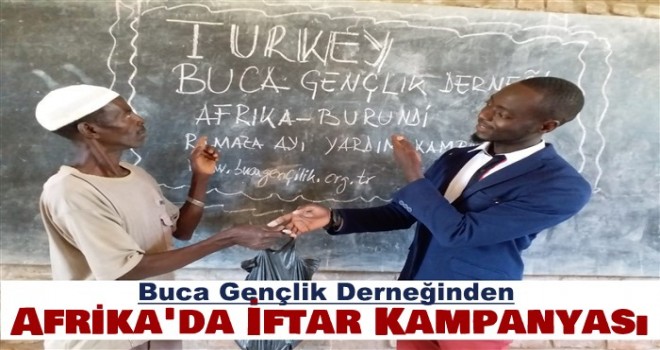 Buca Gençlik Derneğinden Afrika’da Yardım kampanyası