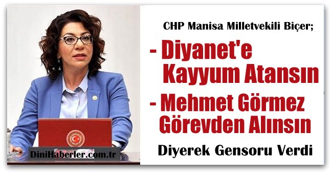 CHP\'li Biçer Başkan Görmez Hakkında Gensoru Verdi