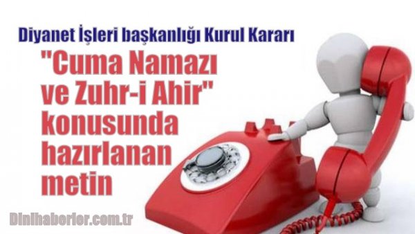  Diyanet Fetvaları... Cuma Namazı ve Zuhr-i Ahir