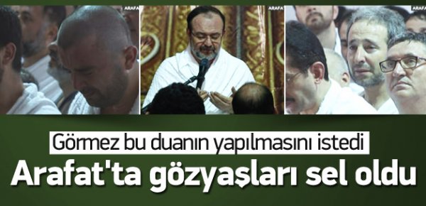 Başkan Görmez'den Arafat Vakfe Duası...