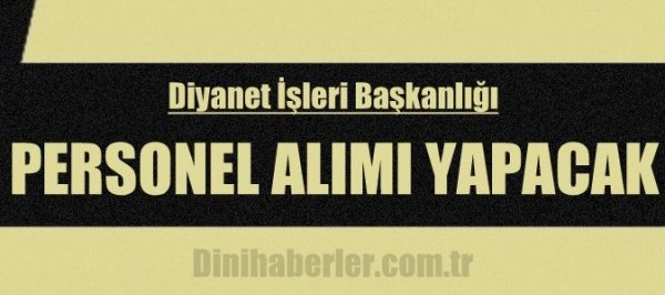  Diyanet İşleri Başkanlığı 2015 Yılı Tekniker Alımı Sınav İlanı