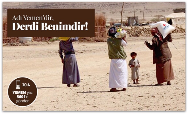 Diyanet Vakfı’ndan “Adı Yemen’dir, Derdi Benimdir” kampanyası