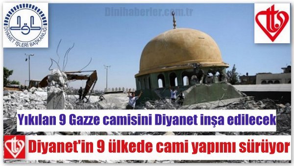 Diyanet'in 9 Ülkede Cami Yapımı Devam Ediyor