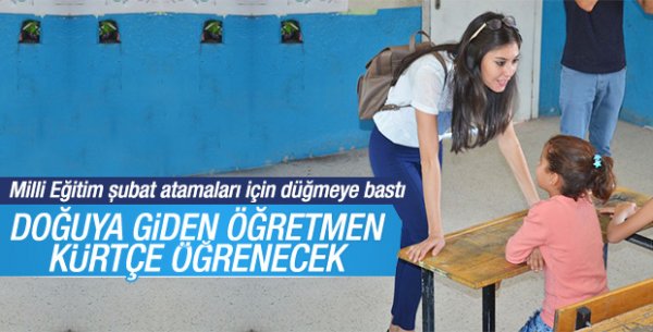 Doğuya yeni giden öğretmenler Kürtçe öğrenecek