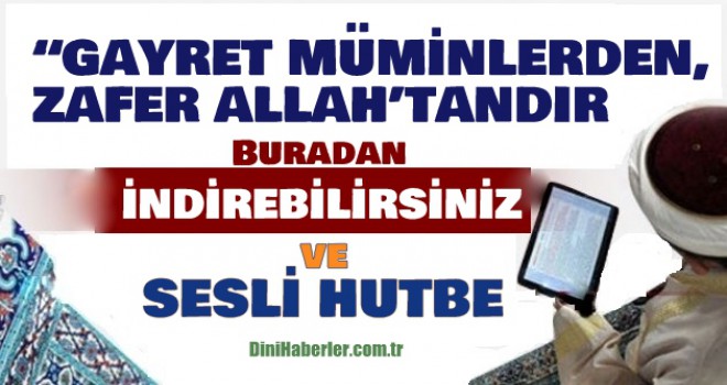 Diyanet 24.08.2018 Tarihli Cuma Hutbesi
