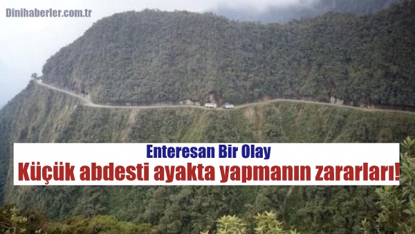 Enteresan Bir olay: Küçük abdesti ayakta yapmanın zararları!