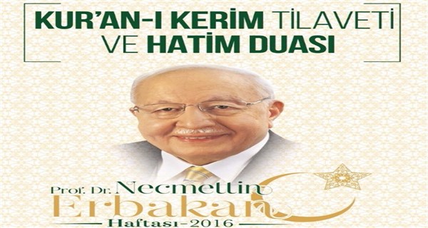 Erbakan Hoca Eyüp Sultan’da Kur’an’la anılacak