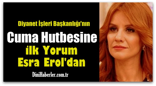 Esra Erol\'dan Diyanet\'in Hamlesine Destek, Yoruldum ve Bıktım