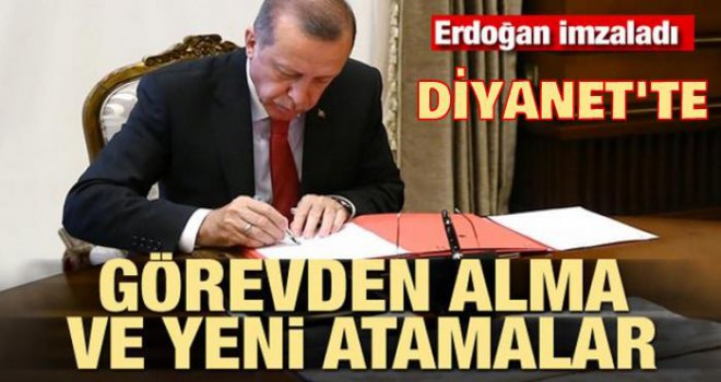 3 İl Müftüsü Görevden Alındı, 5 İl Müftülüğüne Yeni Atama Yapıldı