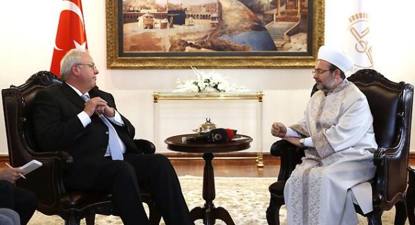 Görmez, Almanya’nın Ankara Büyükelçisi Erdmann’ı kabul etti…