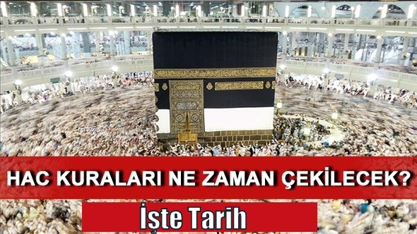 Hac Kuraları Şubat\'ta Çekiliyor