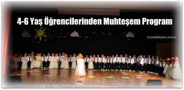 Hacılar\'da 4-6 Yaş Öğrencilerinden Muhteşem Program