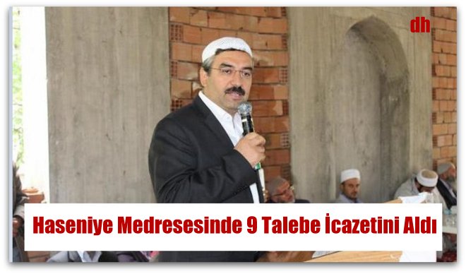 Haseniye Medresemizde 9 Talebe İcazetini Aldı